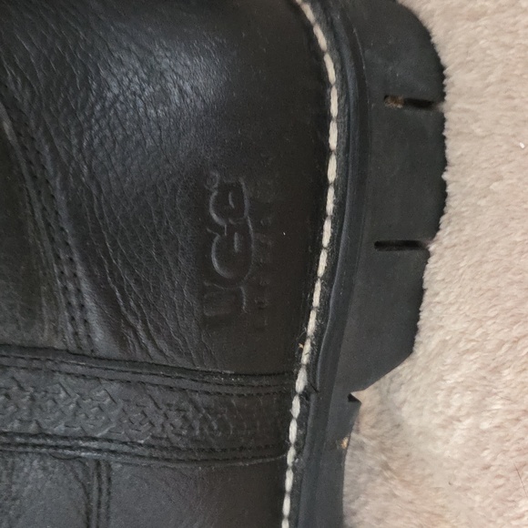 UGG Mens  Leather Insulated Boots - Picture 2 of 12